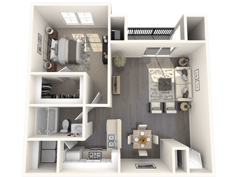 Sibley Floor Plan at Residences at Westborough Station, Massachusetts